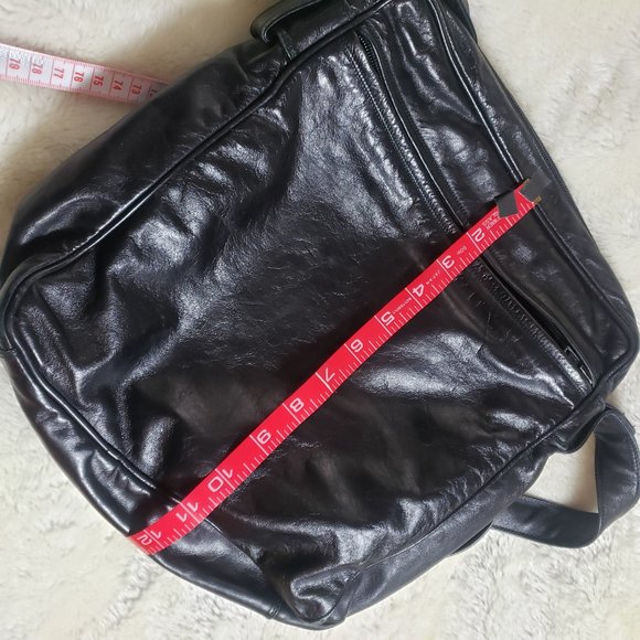 Vintage "ENVY" Italy black crossbody purse - Picture 14 of 16